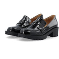 Biapearl Simple Penny Loafer Patent Aquarius - Svart