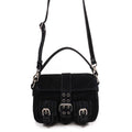 Honey Buckle Suede - Black