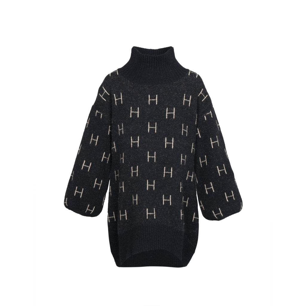 Fam Sweater Long - Svart