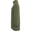 Fam Patch Long Sweater - Winter Moss