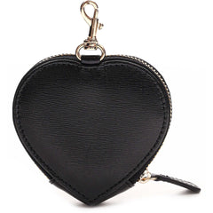 Heart Coin Pocket Florence - Black W. Gold