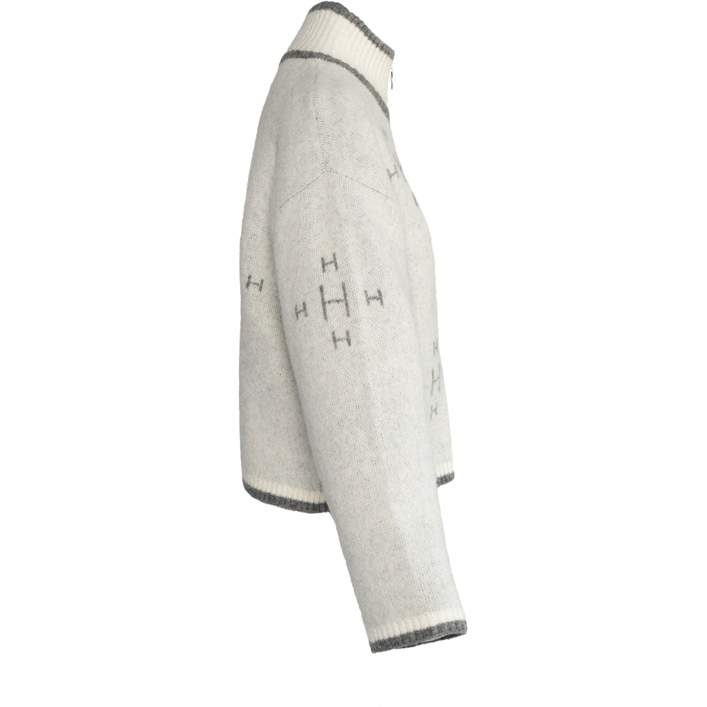 Iben Zip Jacket - White Alyssum