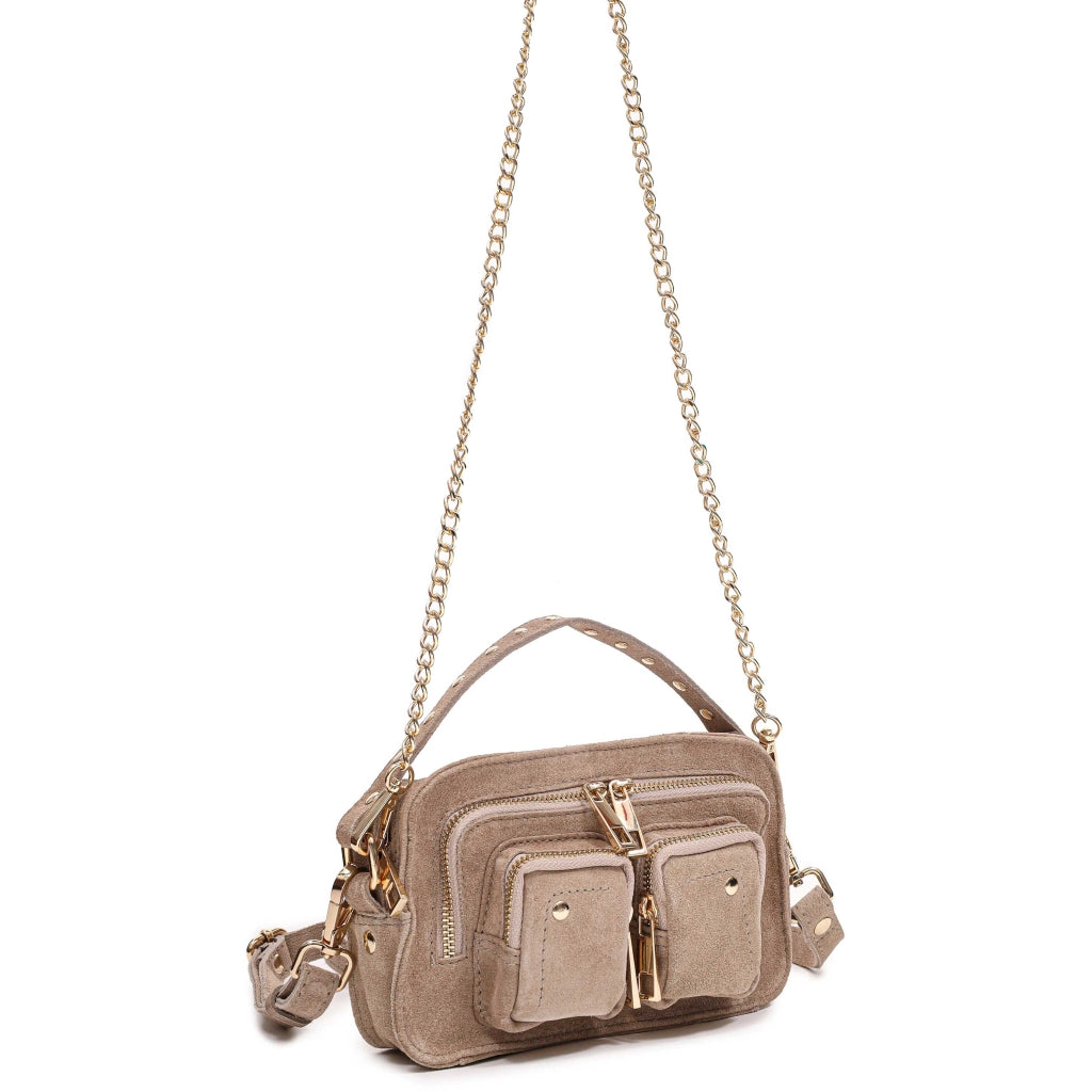 Helena Suede W. Gold - Beige