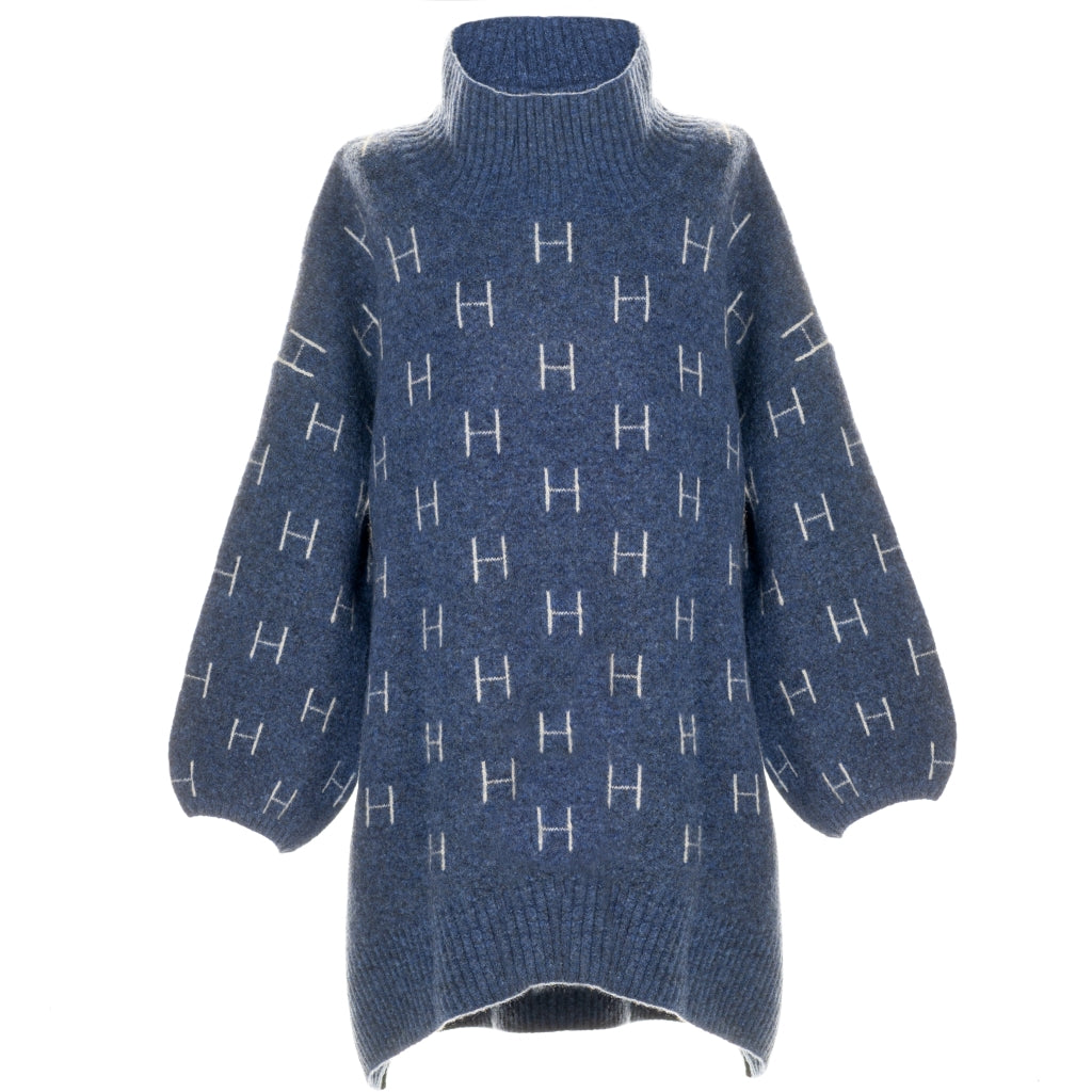 Fam Sweater Long - Blue
