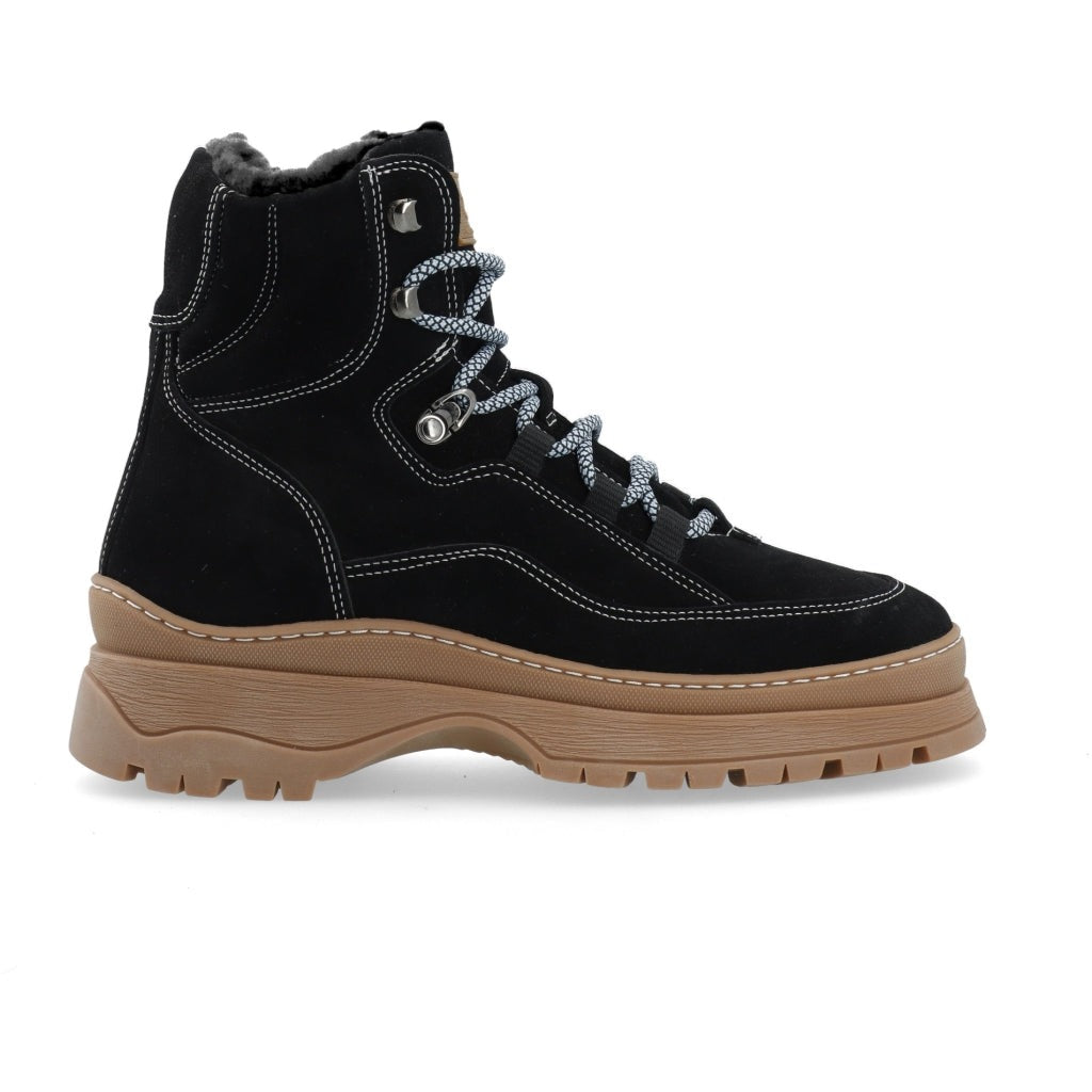 Downhill Leather/Suede - Black/Warm Lining