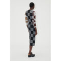 Midi Fitted Dress - Chocolate Combo