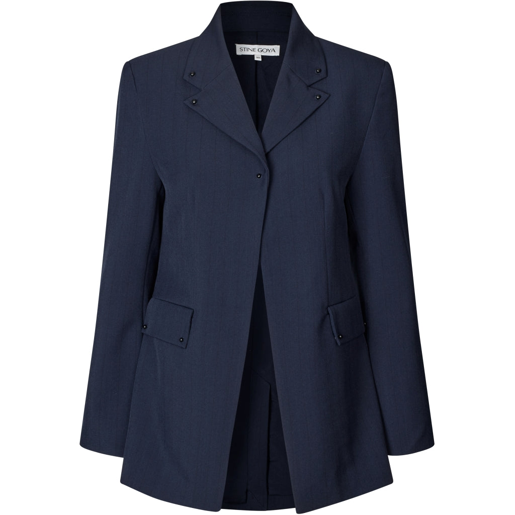 Tailored Jacket - Mörkblå