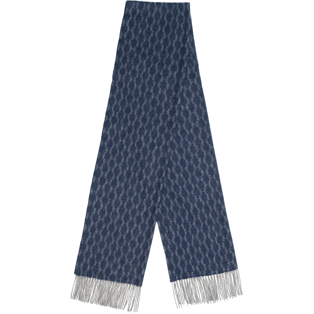 Kim Scarf -  Navy Blazer