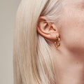 Curly Hoops - 925S/GP