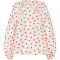 Multi Ruffle Raglan Top - Ditzy Petunia