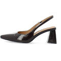 Biamaralyn Slingback Patent - Brown
