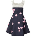 Off Shoulders Short Dress - Pink Petunia