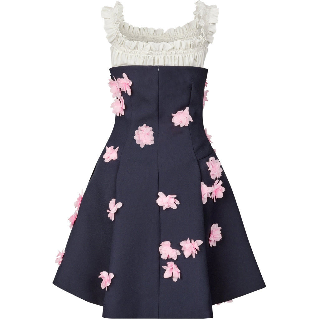 Off Shoulders Short Dress - Pink Petunia