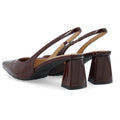 Biamaralyn Slingback Patent - Vinröd