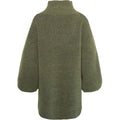 Fam Patch Long Sweater - Winter Moss