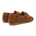 Daisy Boat Shoe - Cognac Suede