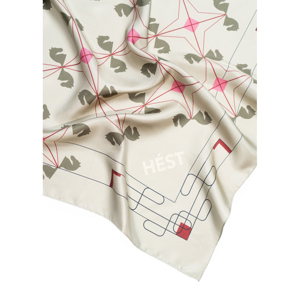 Eliza Sidenscarf Small - Grågrön