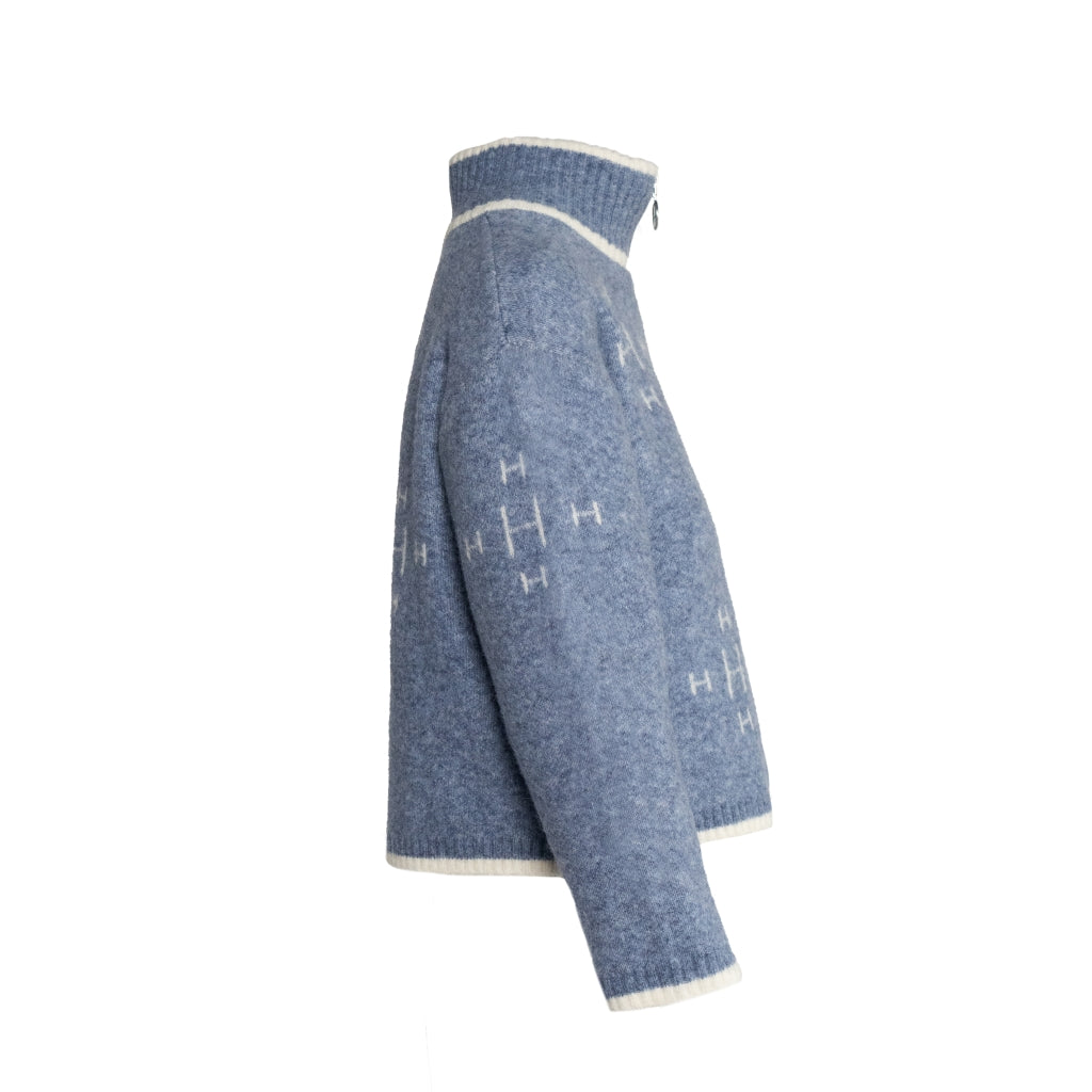 Iben Zip Jacket - Faded Denim