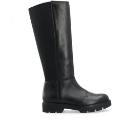 Biaothilia Knee High Elastic Boot - Black