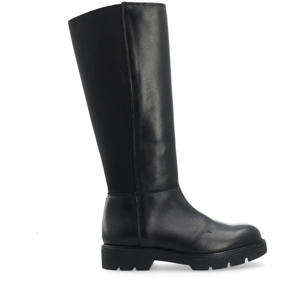 Biaothilia Knee High Elastic Boot - Black