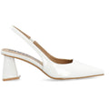 Biamaralyn Slingback Patent - Off White