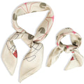 Eliza Sidenscarf Small - Grågrön