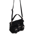 Honey Buckle Suede - Black