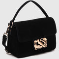 Honey Icon Suede - Black W. Gold