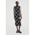 Midi Fitted Dress - Chocolate Combo