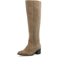 Biacarol Chelsea Knee High Boot Oily Suede - Sand