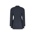 Voluminous Mini Coat Dress - Black