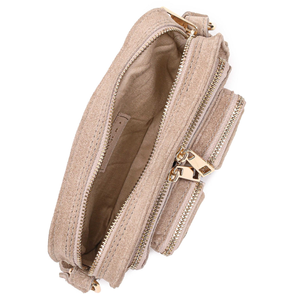 Helena Suede W. Gold - Beige