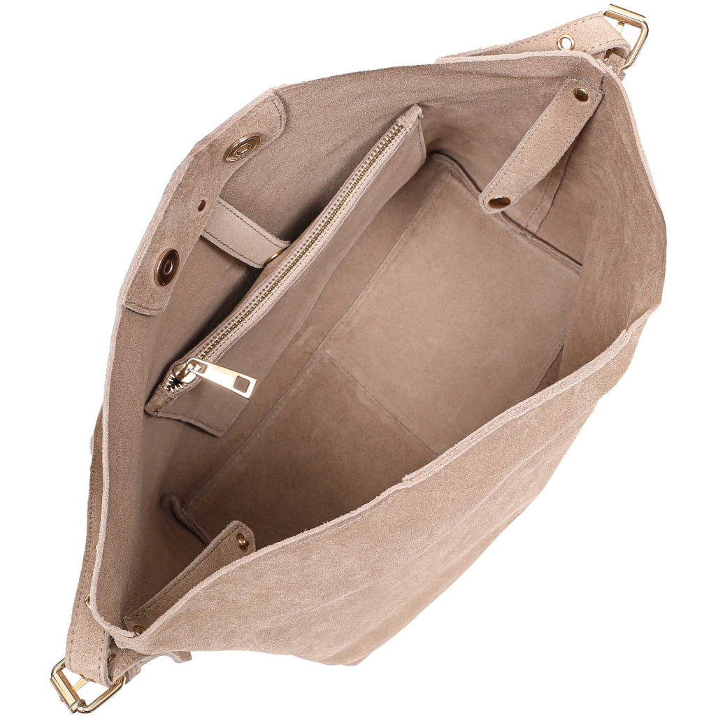 Chiara Suede W. Gold - Beige