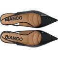 Biakristin Kitten Heel Slingback Patent - Svart