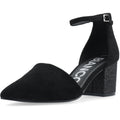 Biadevived Pump Micro Suede Glitter Heel - Black