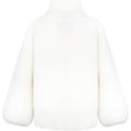 Fam Patch Short Sweater - White Alyssum
