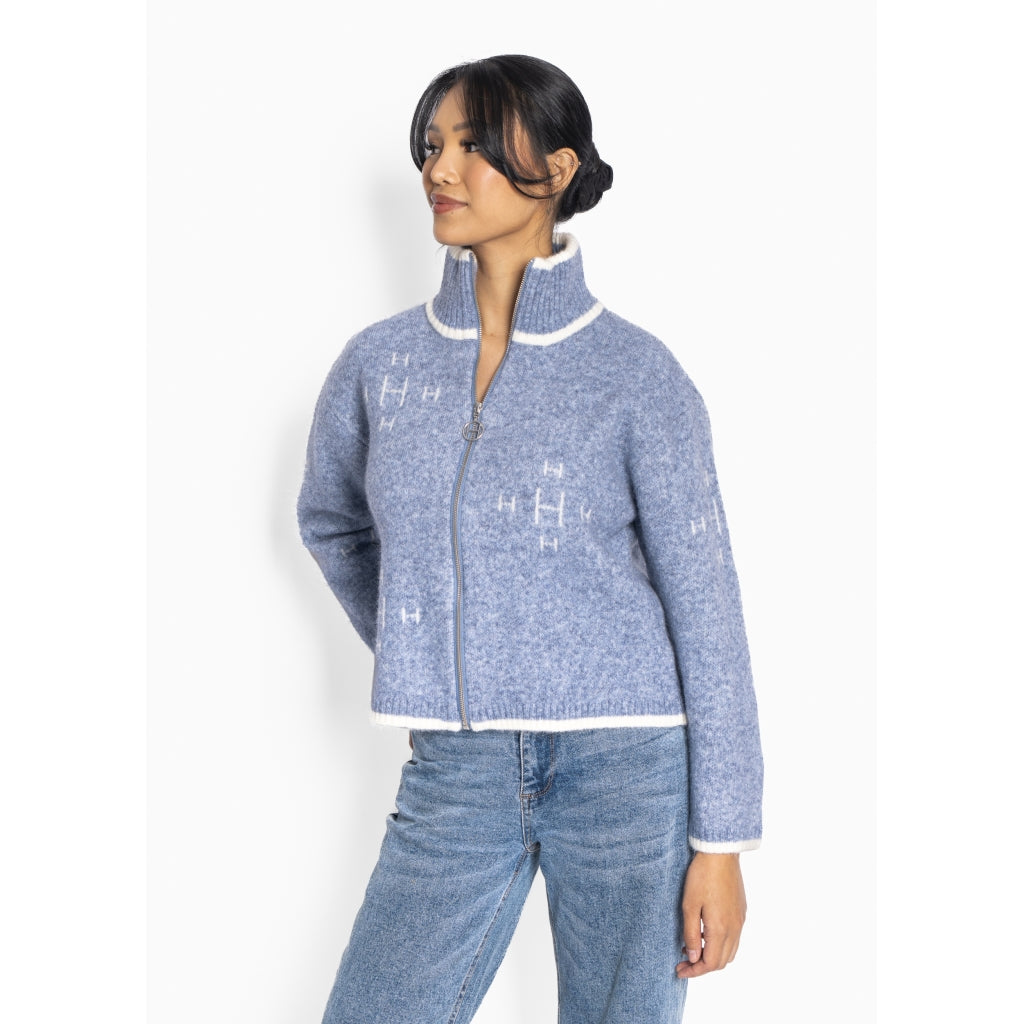 Iben Zip Jacket - Faded Denim
