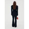 Voluminous Mini Coat Dress - Black
