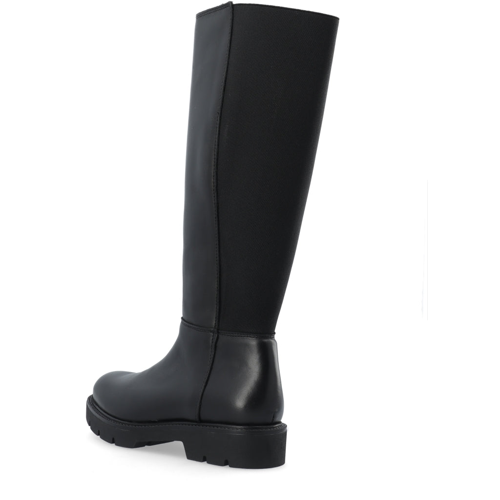 Biaothilia Knee High Elastic Boot - Black