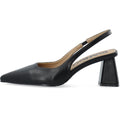 Biamaralyn Slingback Smooth Faux Leather - Black