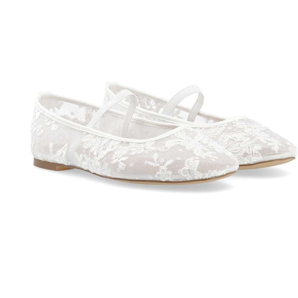 Bialilja Lace Ballerina - Off White
