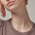 Box Chain Necklace - Silver
