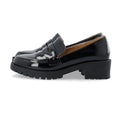 Biapearl Simple Penny Loafer Patent Aquarius - Svart