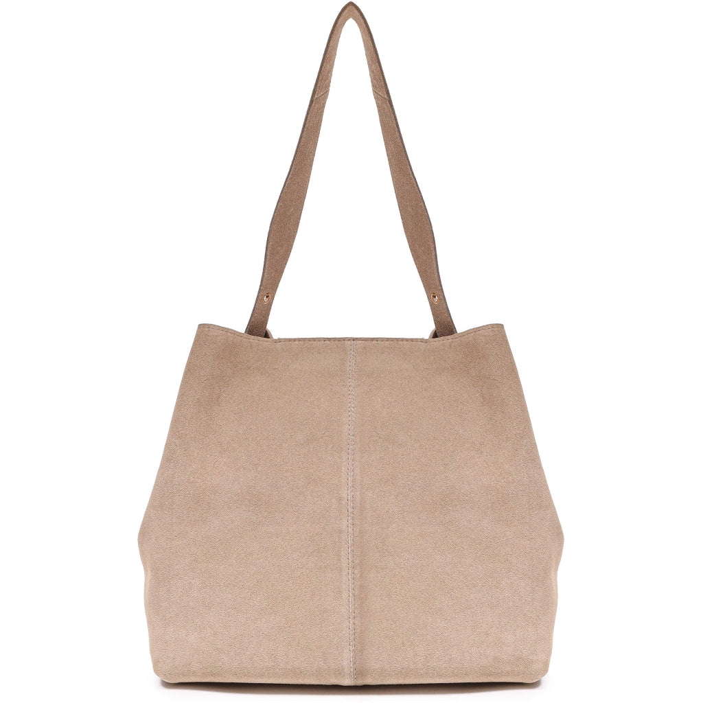 Chiara Suede W. Gold - Beige