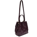 Small Chiara Braided Florence W. Gold - Bordeaux