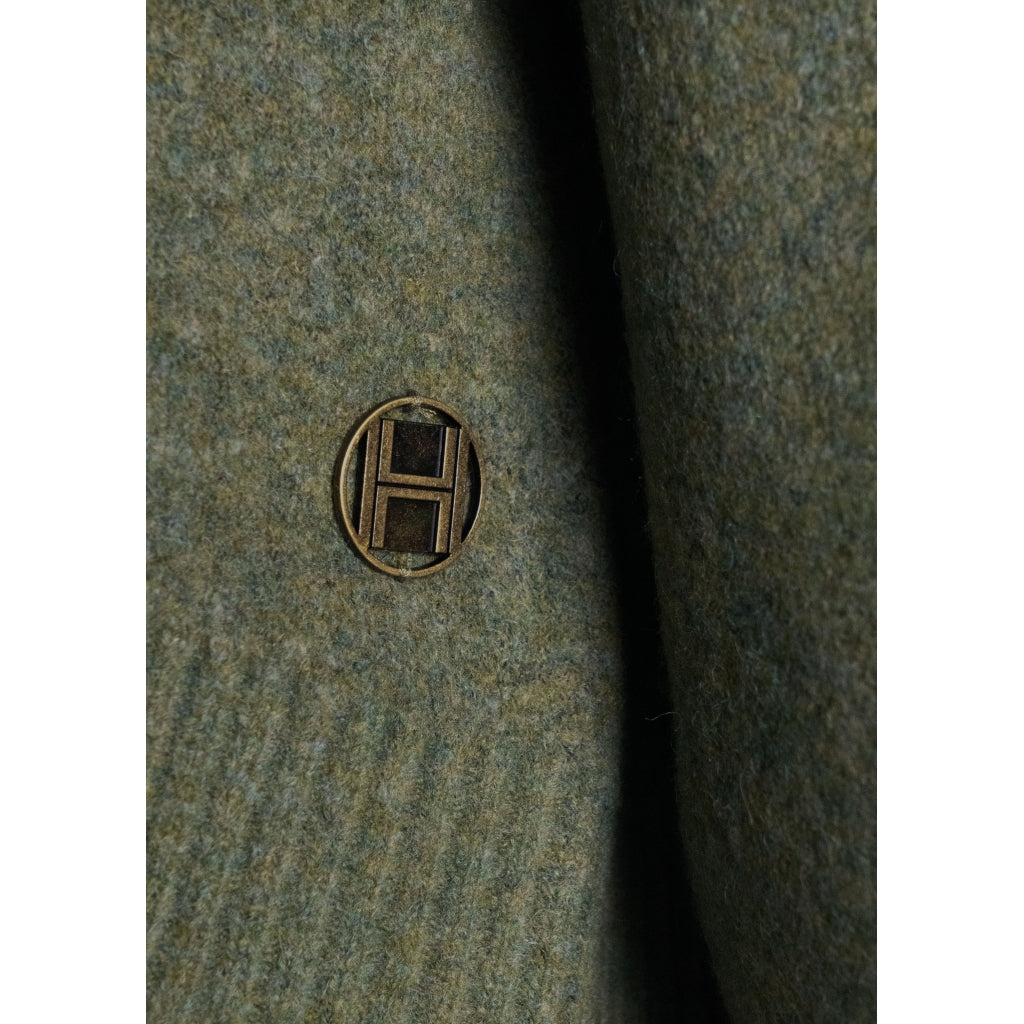 Fam Patch Long Sweater - Winter Moss