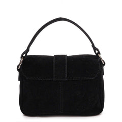 Honey Buckle Suede - Black
