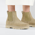 Highwood Suede Leather Narrow - Taupe