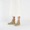 Highwood Suede Leather Narrow - Taupe