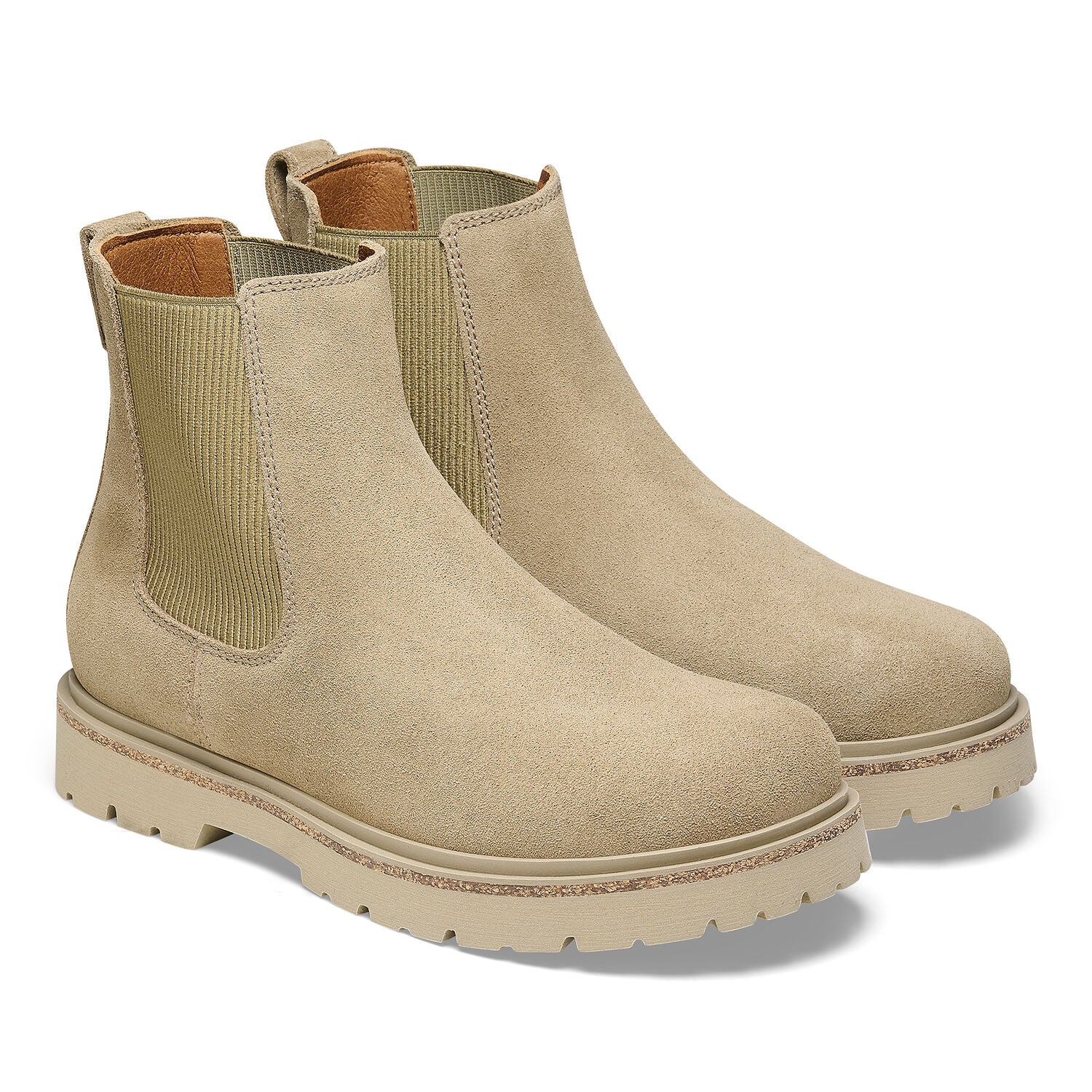 Highwood Suede Leather Narrow - Taupe